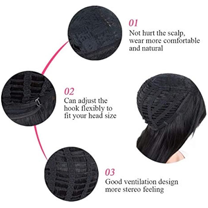 DILLARDS Vvgymmo Brown Wigs For White Women Long Brown Hair Wig With Bangs, Cute Fahsion Synthetic Wigs For Daily Party With Wig Net P110M - Image 3